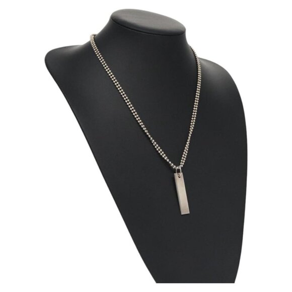 GUCCI Necklace metal Silver tone Auth 104454 - Picture 1 of 12